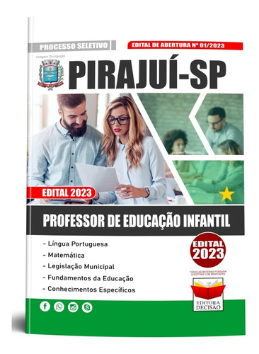 Apostila Processo Seletivo Professor De Educação Infantil - Pirajuí Sp 2023