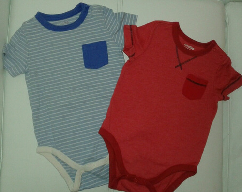 Lote De Dos Bodies Body Gap Bebe Varón 6 A 12 Meses 