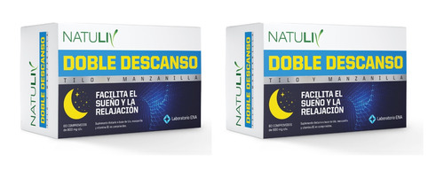 Doble Descanso Combo 2x1 Tilo & Manzanilla Natuliv 120 Comp.