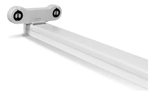 Luminária Calha Palito Estreita 120cm 2 Tuboled Kit 20 Peças