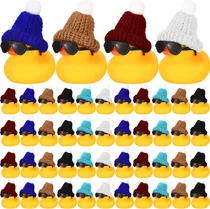 Comprar 48 Pcs Mini Pato De Goma A Granel Con 48 Pcs Gafas De Sol Y