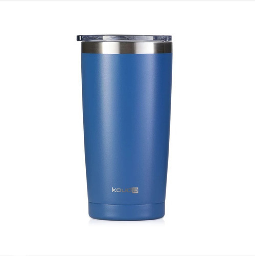 Copo Térmico Cafe Agua Kouda Don Quente E Frio 500ml Azul Liso