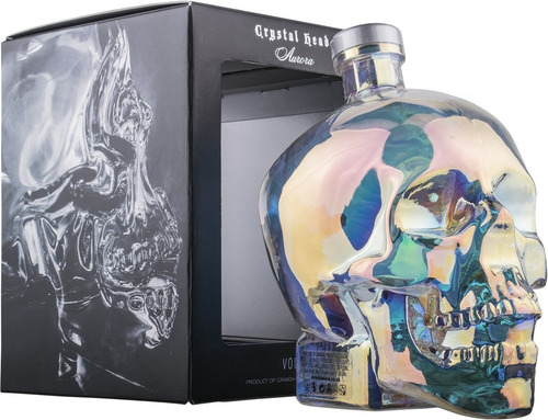 Imagen 4 de 7 de Vodka Crystal Head Aurora 750ml En Estuche Ed.limitada
