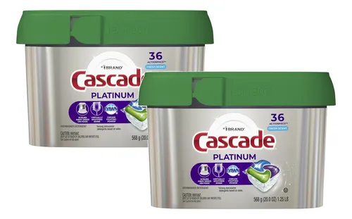 comprar 72 Capsulas Detergente Para Lavavajillas Cascade Platinum
