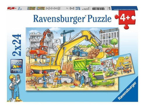 Puzzle Trabajo En La Construcción - 2x24 Ravensburger