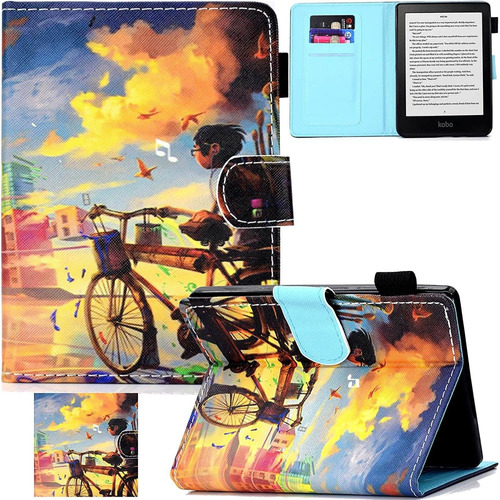 Funda Para Tablet Kobo Clara Hd 6.0 Nino En Bicicleta Funda Para Tablet Kobo Clara Hd 6.0 Nino En Bicicleta