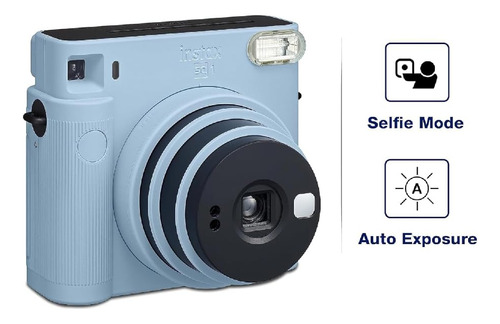 Cámara Instax Fujifilm Square Sq1 Azul Fácil De Usar Instant