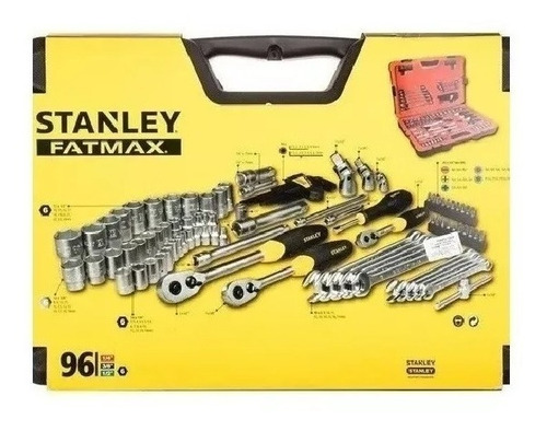 Juego Set Llaves Tubos Crique Stanley Fatmax 96 Piezas