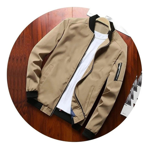 Chaqueta Bomber Deportiva Casual De Estilo Universitario