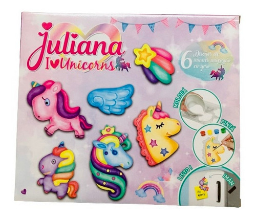Juliana I Love Unicorns Disenos En Yeso Ar1 Jul002 Ellobo