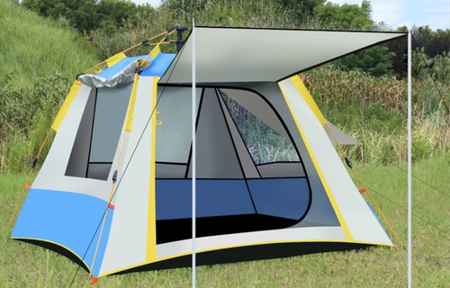 Carpa Automática Con Alero 210x210x140 Profesional 3/4 Per