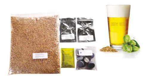 Kit Cerveja American Lager 40l Brewbeer Com Insumos Receita