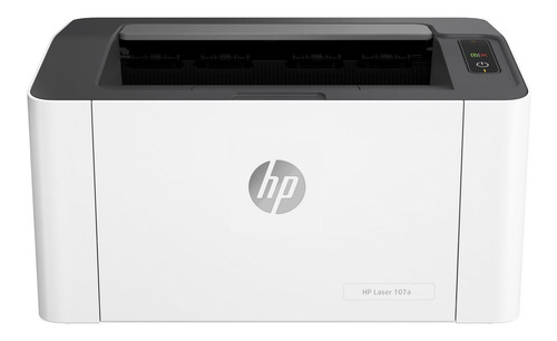 Impresora simple función HP LaserJet 107a blanca y negra 110V/240V