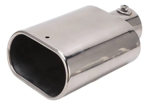 Tubo De Escape Biselado Para Coche, 60-137 Mm, Acero Inoxida