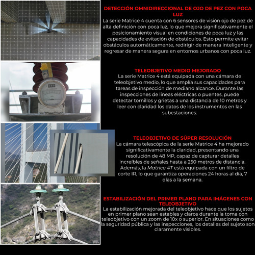 Dron Enterprise Dji Matrice 4t Cámara Térmica Función Ia