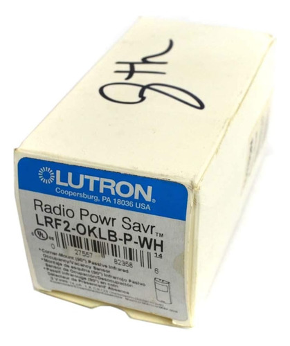 Lutron Lrf2-oklb-p-wh Radio Powr Savr Sensor De Ocupación In