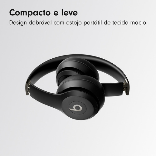 Beats Solo 4 – Fone de ouvido supra-auricular sem fio – Preto fosco