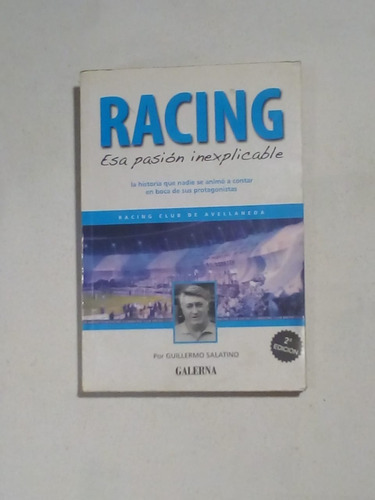 Racing Esa Pasion Inexplicable-salatino-usado Muy Bueno- 