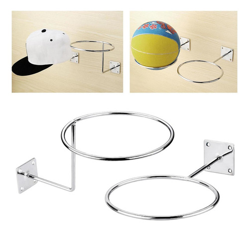 * 2 Suportes De Parede Para Bolas De Futebol, Suporte Para