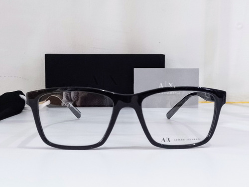 Lentes Armani Exchange Ax3114 Oftalmico Color 8158 Siny Black