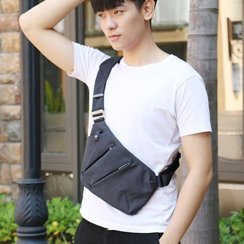 Imagem 6 de 10 de Pochete Crossbody Sling Bag Impermeável Masculino