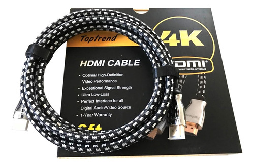 Cables Hdmi Toptrend Cable De Velocidad De 6 Pies Y 24 Gpbs 