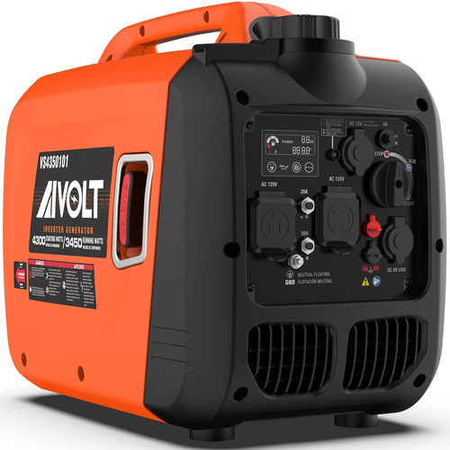 Generador Inversor Aivolt De 4300w, Portátil A Gas