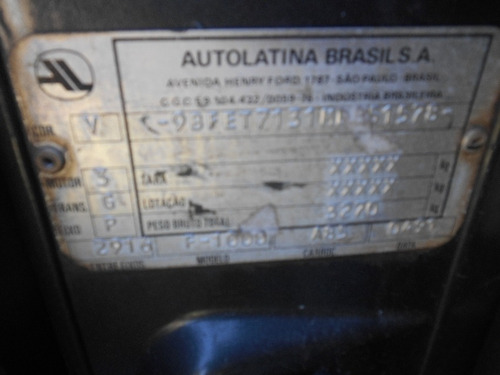 F 1000 Sr Deserter Cab. Dupla Tb Diesel