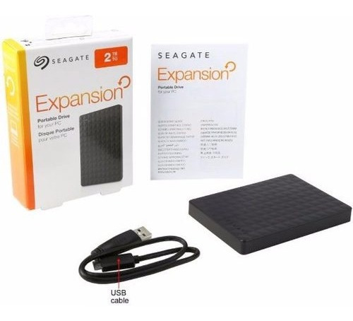 Disco Duro Externo Seagate Expansion 2tb 3.0 Super Veloz
