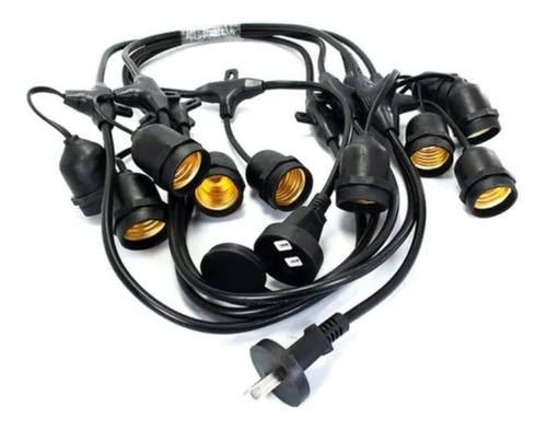 Extension De Luces Sin Bombillos Rosca E14 Vintage (5mt)