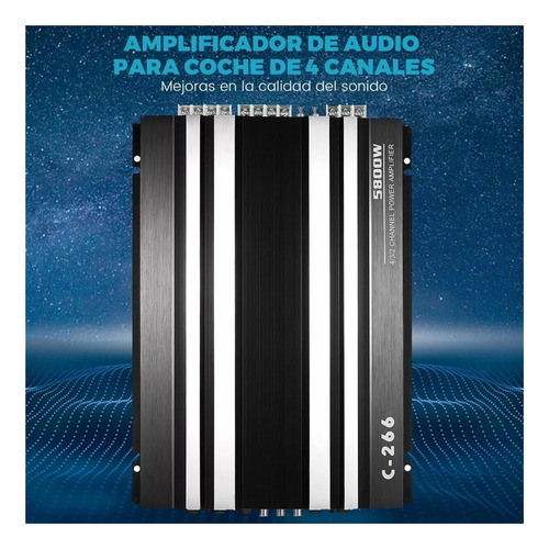 5800w D Amplificador De Poder Audio 4 Canales,amplificadores