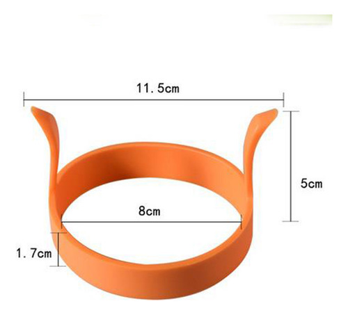 Moldes De Anillos De Silicona Antiadherentes Para Desayuno Y