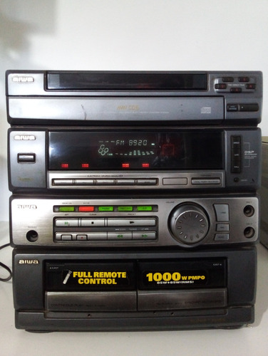 Minicomponente Aiwa Modelo Zr-600 Sin Parlantes Gris 170 W
