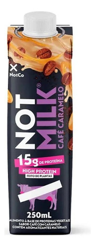 High Protein Not Milk Café Caramelo 250ml Unidade Notco