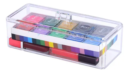 Cosmetiquero Acrilico Caja Maquillaje Organizador Maquillaje
