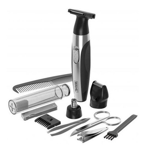 Kit Aseo Para Viajes Nasal Y Mini Trimmer Travel Kit Wahl Color Negro/plata