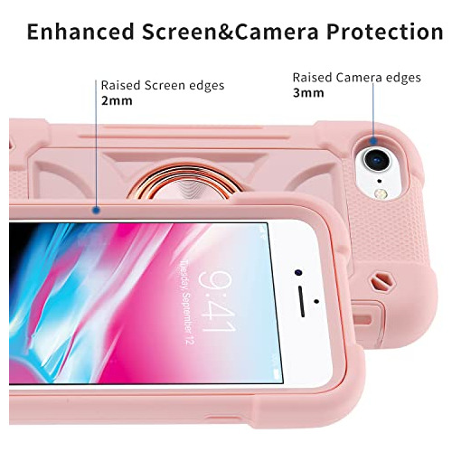 Funda Para 6 Plus/6s Plus 7 Plus iPhone 8 Plus Rosa Uso R-02