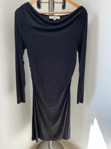 Espectacular Vestido Importado Color Negro Loft Ann Taylor