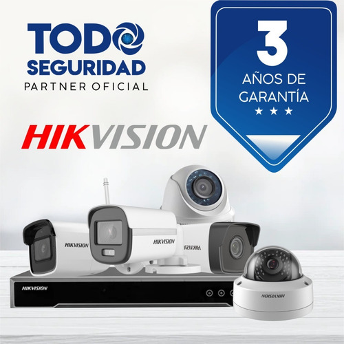 Imagen 7 de 9 de Kit Seguridad Dvr 8ch Hikvision + 4 Camaras 1080p 2mp +disco