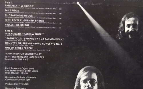 Lp - The Nice - Five Bridges (keith Emerson) - 1969 - Imp (Usado)