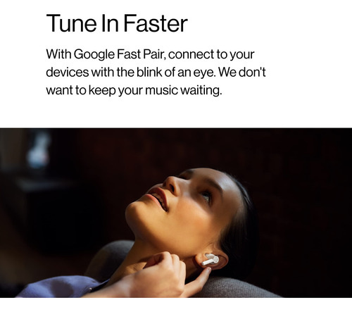 Auriculares True Wireless Oneplus Buds Z2, Negros