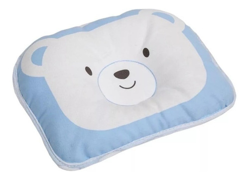 Travesseiro Anatômico Para Bebê Urso Azul (0m+) - Buba 10723