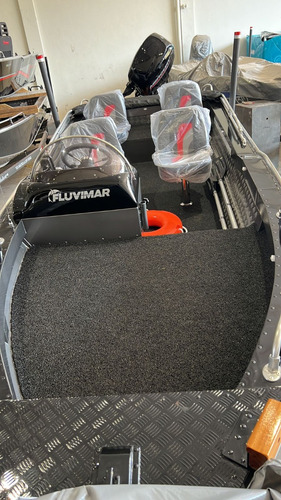Lancha Fluvimar Apache 17 + Motor De Popa Mercury 60 Hp