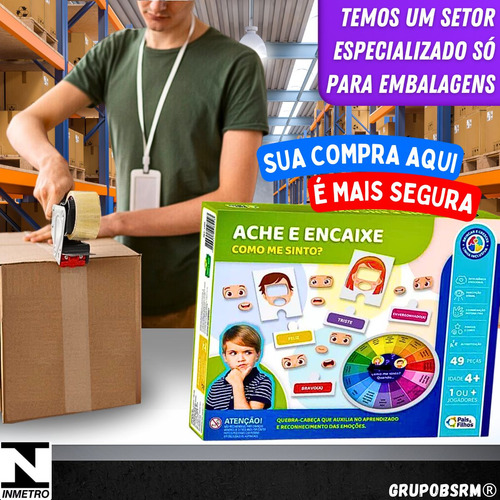 Jogo Das Emoções Ache Encaixe Como Me Sinto Expressão Facial
