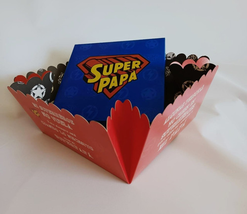 Caja Con Tapa Regalo Sorpresa Dia Del Padre X Un