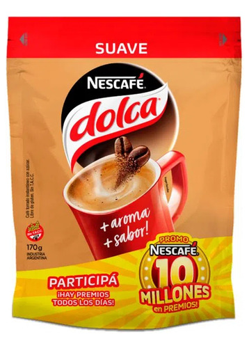 Cafe Instantaneo Suave Dolca Doypack 170gr