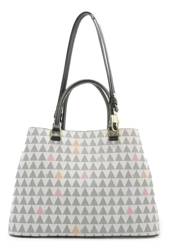 Bolsa Feminina Schutz Lara Triangle Branca Média