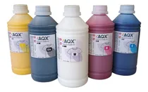 Comprar Dtf Tintas Aqx Combo Profesional Dtf 5000ml White Aqx Tinta Cmybkwh