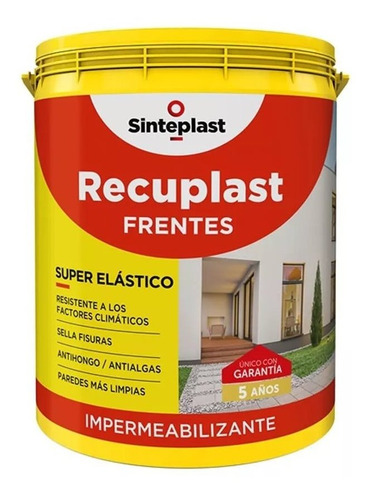 Recuplast Frentes Impermeabilizante Colores 1lt - Proxecto