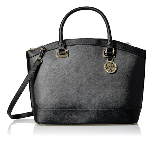 Anne Klein New Recruits Cartera Tipo Domo Para Mujer, Negro,